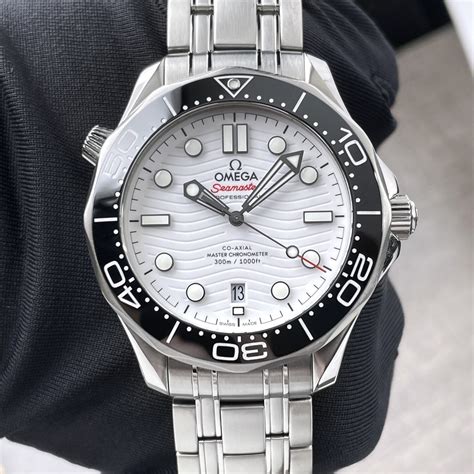 omega seamaster 300m silver dial|omega seamaster 300m white reviews.